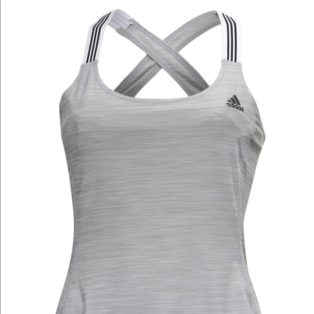 Adidas Climalite blue/purple top size L
